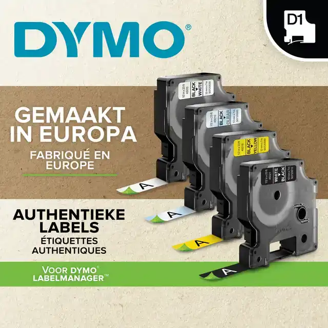 LABELTAPE DYMO LABELMANAGER D1 12MM