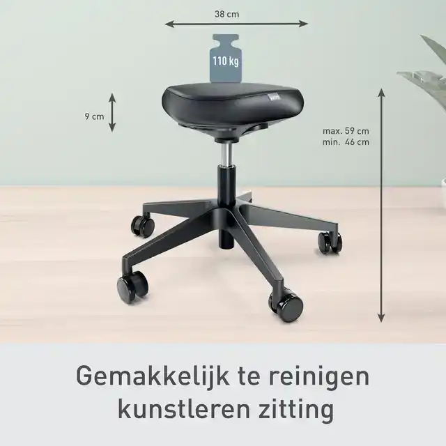 ZITKRUK LEITZ ERGO MET WIELTJES EN