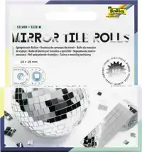 MOZAIEKSTEENTJES FOLIA ZILVER