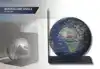 BOEKENSTEUN TROIKA MET MAGN GLOBE 13CM