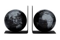 BOEKENSTEUN TROIKA MET MAGN GLOBES 13CM