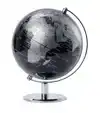 GLOBE TROIKA 20CM ZWART-ZILVER