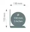 BOEKENSTEUN TROIKA MET MAGN GLOBE 13CM