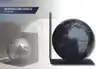 BOEKENSTEUN TROIKA MET MAGN GLOBE 13CM