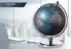 GLOBE TROIKA 13CM BLAUW-GROEN