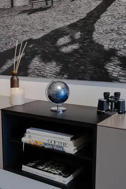 GLOBE TROIKA 13CM BLAUW-GROEN