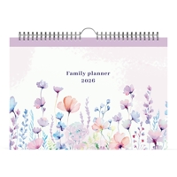 FAMILIEKAL 26 LANNOO FLOWERS WATERCOL