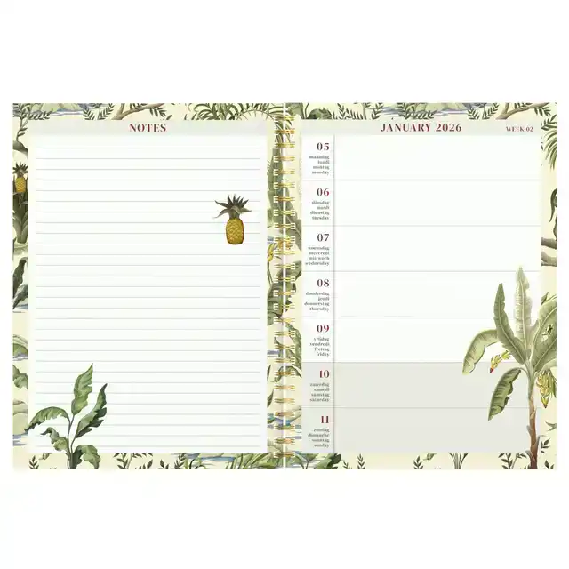 AGENDA 2026 LANNOO BUREAU BOTANIC 7D/2P