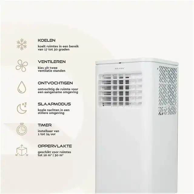 AIRCONDITIONING BRASQ MAC9000 9000 BTU