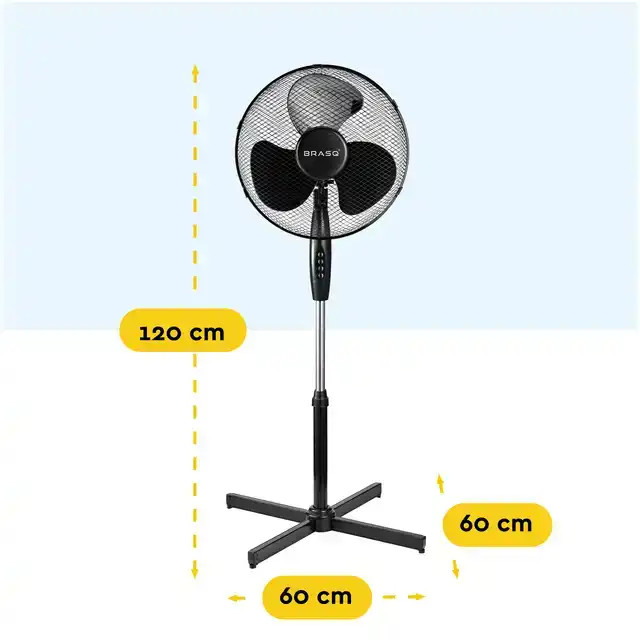 STATIEFVENTILATOR BRASQ F300 Ã˜ 40CM