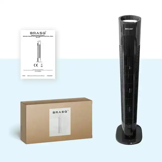 TORENVENTILATOR BRASQ F500 H79CM ZWART