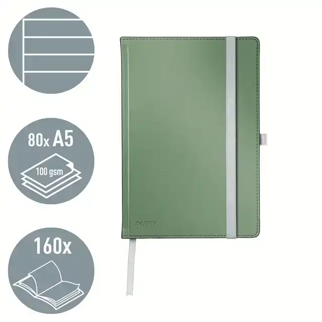 NOTITIEBOEK LEITZ STYLE A5 LIJN 160