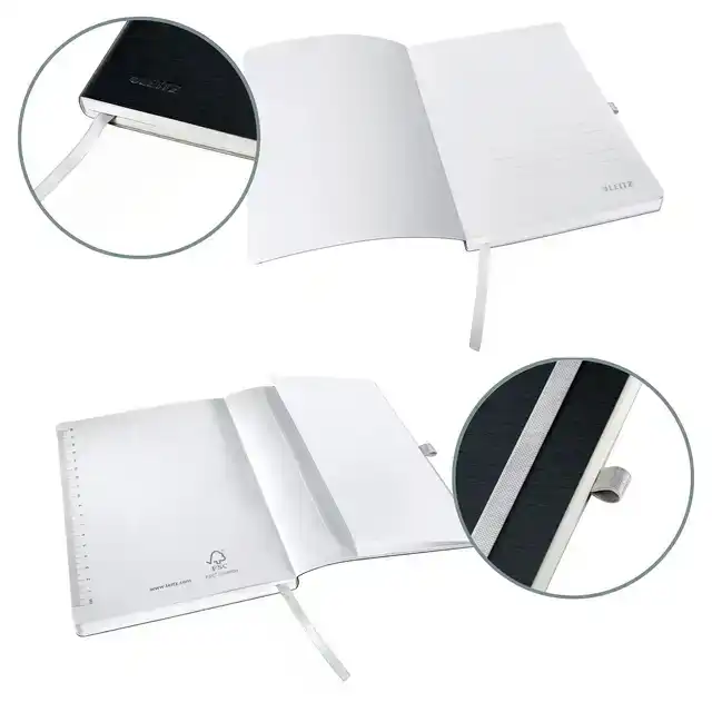 NOTITIEBOEK LEITZ STYLE A5 LIJN 160PAG