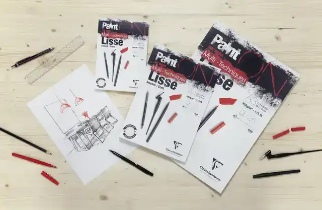 TEKENBLOK CLAIREFONTAINE PAINT ON A4