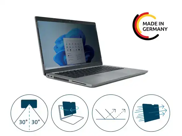 LAPTOP PRIVACYFILTER 2-WEG 14 INCH