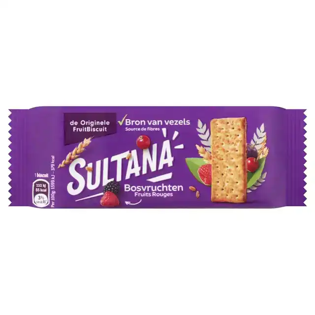 FRUITBISCUIT SULTANA BOSVRUCHTEN 3 PACK