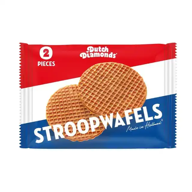 STROOPWAFELS DUTCH DIAMONDS DUOPACK 80