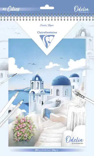 KLEURBOEK CLAIRFONTAINE ODELIA A4