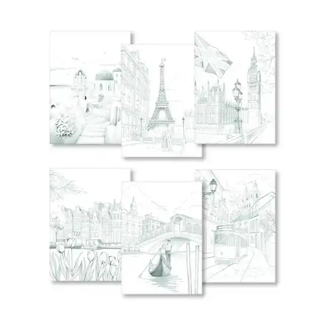 KLEURBOEK CLAIRFONTAINE ODELIA A4