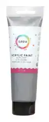 ACRYLVERF QREA 120 ML ZILVER
