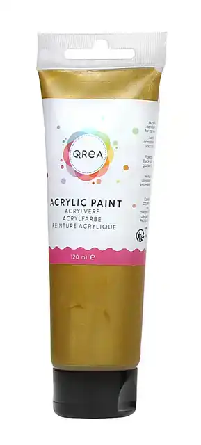 ACRYLVERF QREA 120 ML GOUD