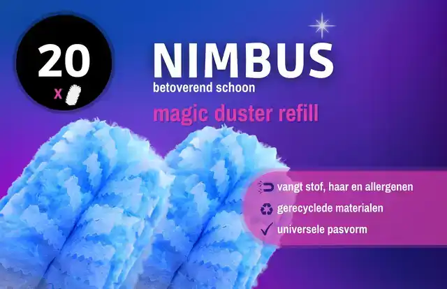 DUSTER NIMBUS NAVULDOOS MET 20 STUKS