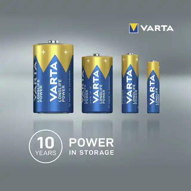 BATTERIJ VARTA LONGLIFE POWER 2XD
