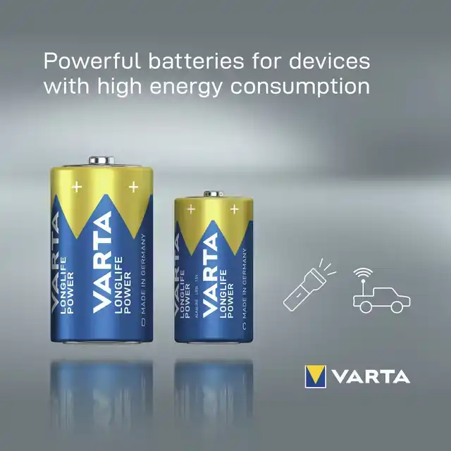BATTERIJ VARTA LONGLIFE POWER 2XD