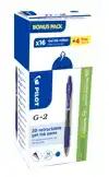 GELSCHRIJVER PILOT BL-G2-7 M BLAUW 16+4