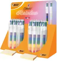 4-KLEUREN BALPEN BIC REGENBOOG M