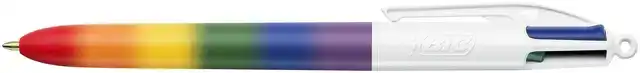 4-KLEUREN BALPEN BIC REGENBOOG M