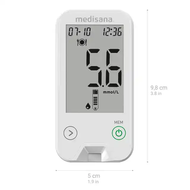 BLOEDGLUCOSEMETER MEDISANA MEDITOUCH 2