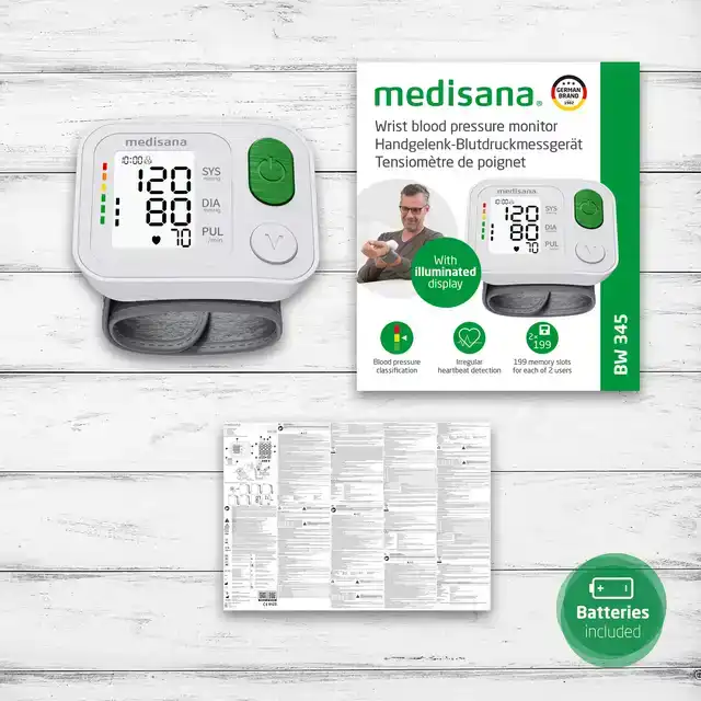 POLSBLOEDDRUKMETER MEDISANA BW 345