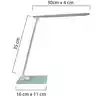 BUREAULAMP UNILUX POPY LED WIT