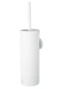 TOILETBORSTELSET SATINO METAAL WIT