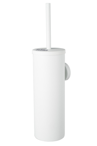 TOILETBORSTELSET SATINO METAAL WIT