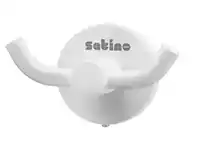 KLEDINGHAAK SATINO 2 HAAKS WIT 332180
