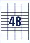 ETIKET AVERY L7873-20 45.7X21.2MM 960ST