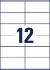 ETIKET AVERY L7875-20 105X48MM 240ST