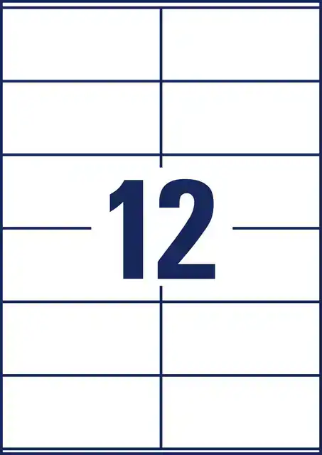 ETIKET AVERY ZWECKFORM L7875-20