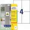 ETIKET AVERY L7876-20 105X148MM 80ST