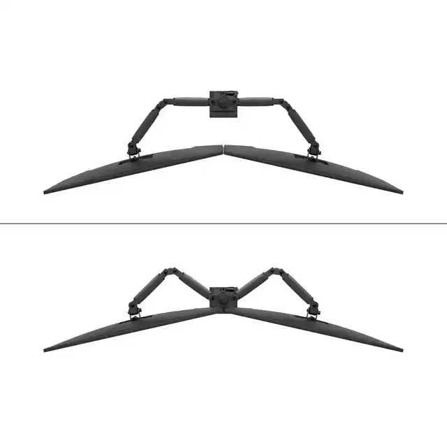 MONITORARM NEOMOUNTS NERO 2 SCHERMEN