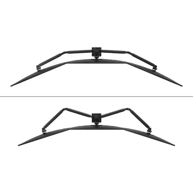 MONITORARM NEOMOUNTS NERO 3 SCHERMEN