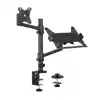 MONITORARM + LAPTOPHOUDER NEOMOUNTS