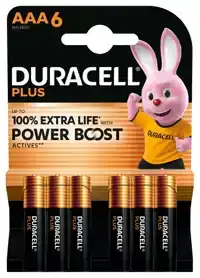 BATTERIJ DURACELL PLUS POWERBOOST AAA