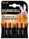 BATTERIJ DURACELL PLUS POWERBOOST 4X AA