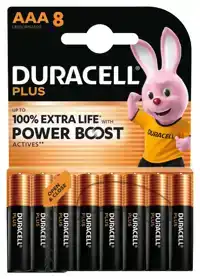 BATTERIJ DURACELL PLUS POWERBOOST AAA