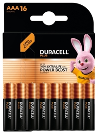 BATTERIJ DURACELL PLUS POWERBOOST AAA