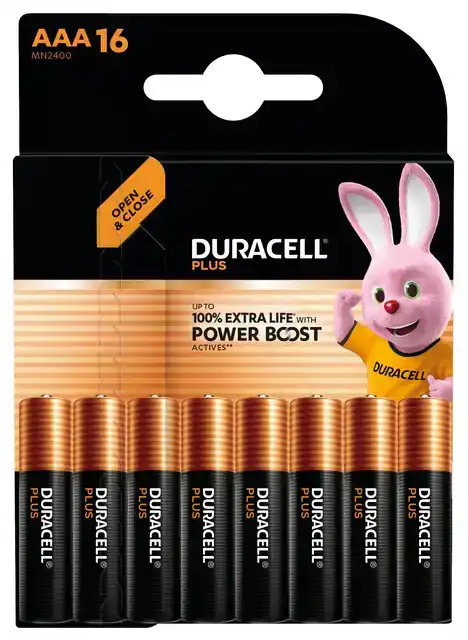 BATTERIJ DURACELL PLUS POWERBOOST AAA