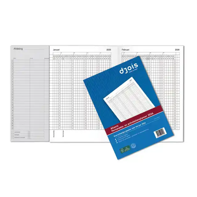 JAARPLANNER 2026 DJOIS PERSONEEL- EN